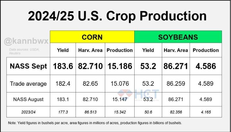 USDA cắt giảm dự báo sản lượng của đậu tương