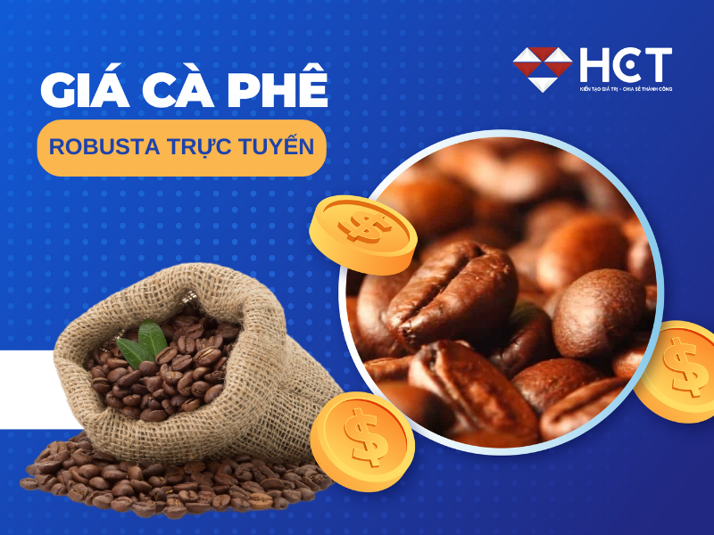 Giá cà phê Robusta cập nhật trực tuyến trên sàn London (ICE EU)