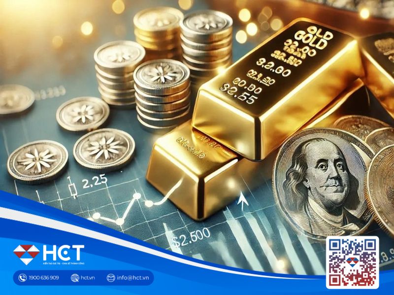 Giá vàng thế giới tăng vùn vụt sau khi có thông tin lạm phát từ Mỹ