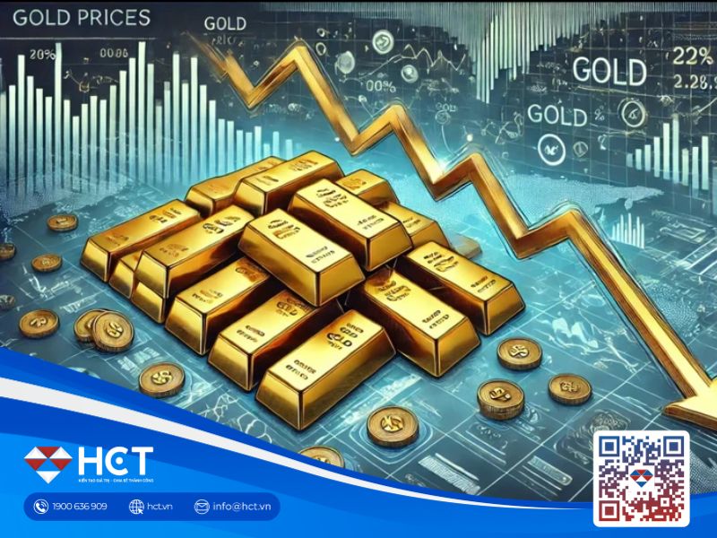 Giá vàng thế giới quay đầu giảm sau đỉnh 5 tuần do áp lực chốt lời