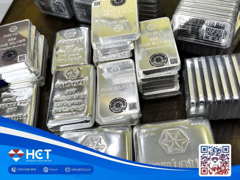 Giá bạc đồng loạt giảm mạnh trong nước và thế giới