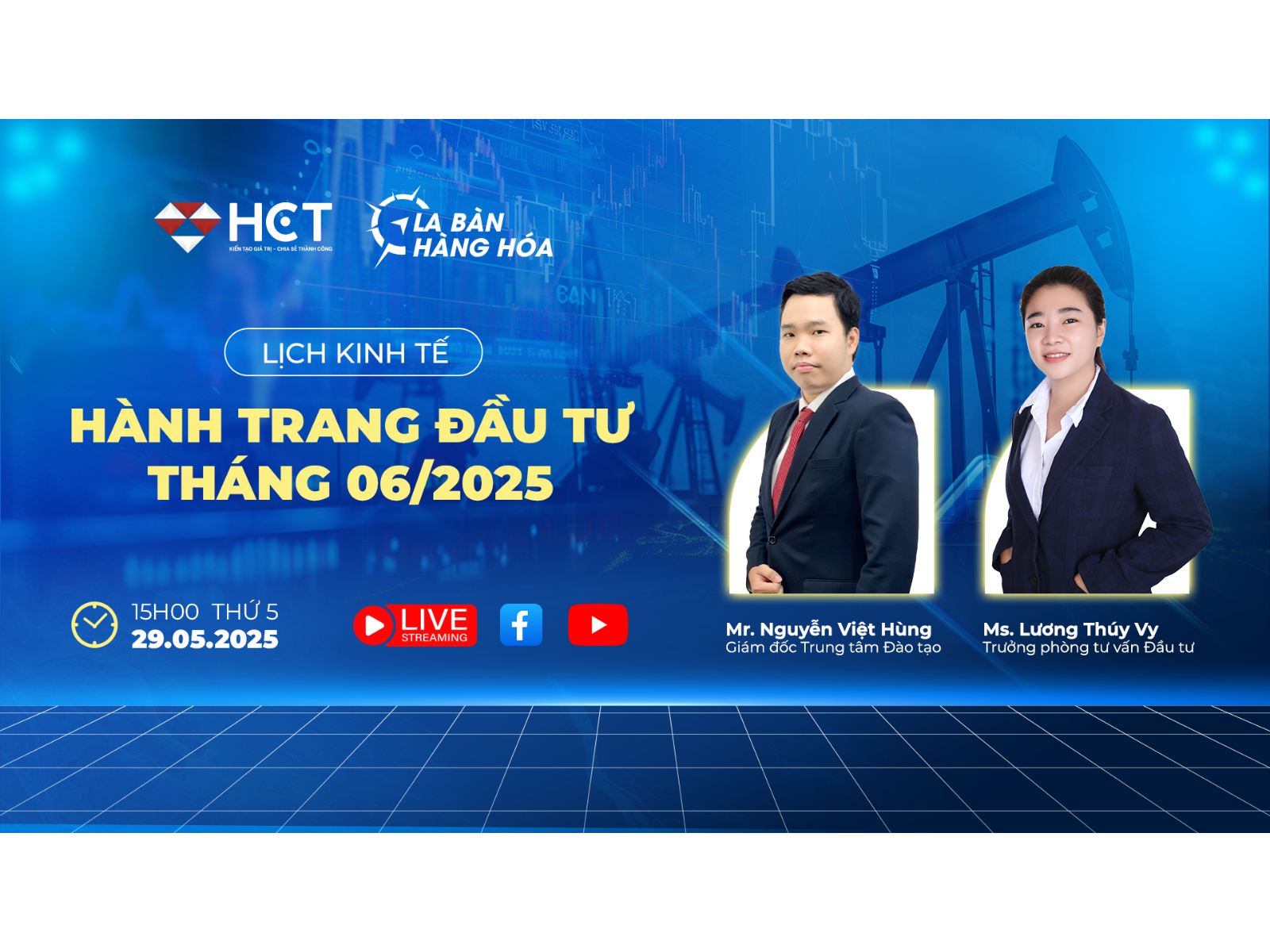 Webinar: Lịch kinh tế - Hành trang đầu tư tháng 06/2025