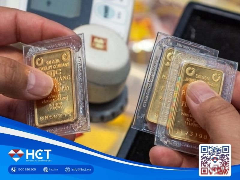 Giá vàng trong nước biến động mạnh do ảnh hưởng từ chính sách thương mại toàn cầu