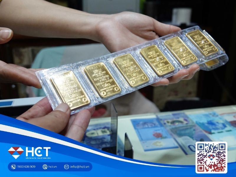Giá vàng trong nước quay đầu giảm mạnh giữa tâm lý thận trọng của nhà đầu tư