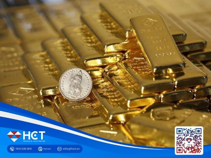 Giá vàng thế giới nhích nhẹ trong bối cảnh căng thẳng Trung Đông