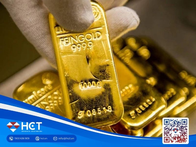 Giá vàng thế giới tăng nhẹ đầu tuần giữa căng thẳng Trung Đông