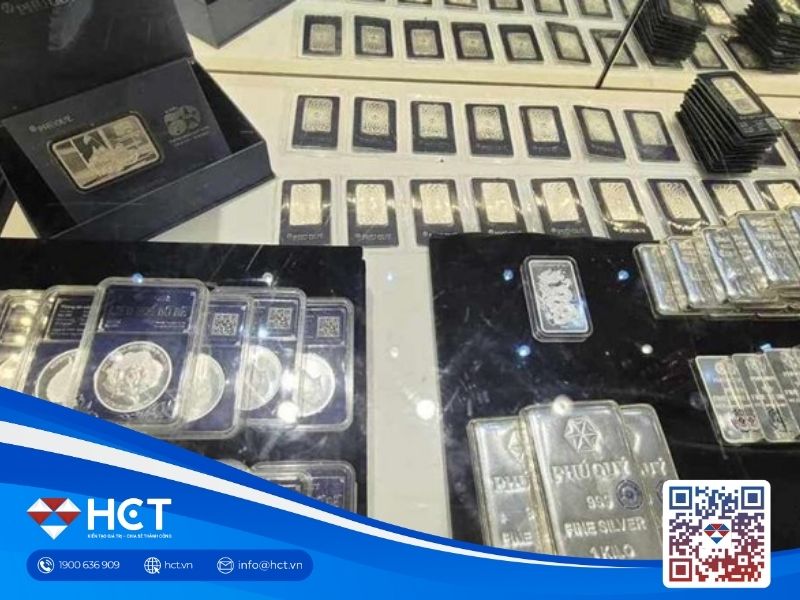 Giá bạc quay đầu giảm nhẹ sau phiên phục hồi ngắn hạn