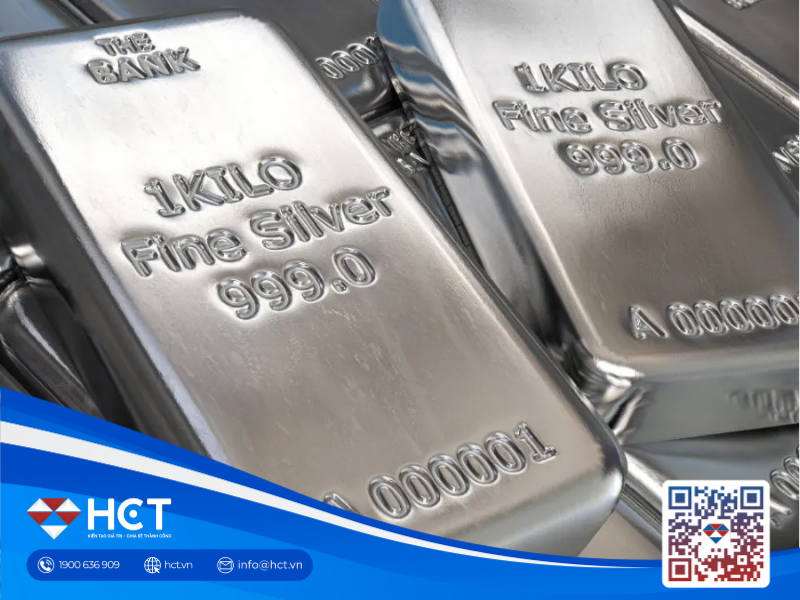 Giá bạc hôm nay 04/08/2025: Ổn định sau phiên tăng mạnh, thị trường chờ tín hiệu mới từ Mỹ