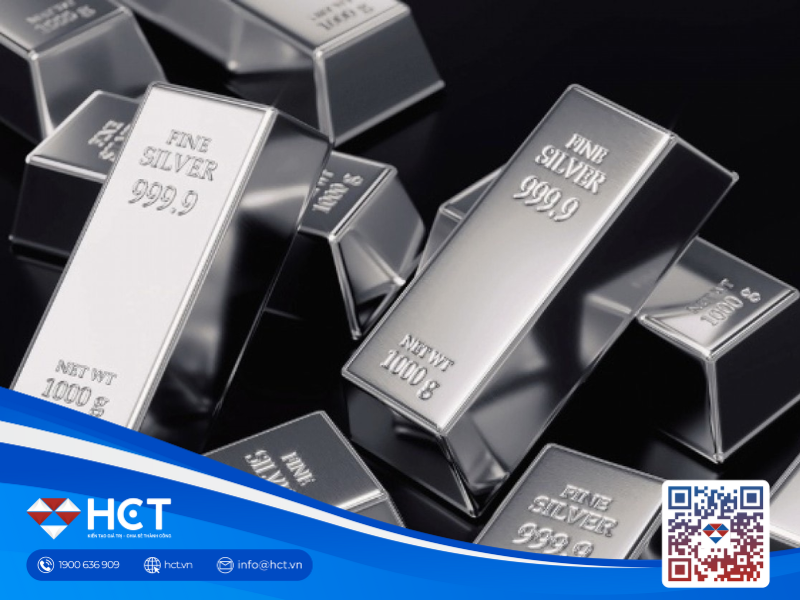 Giá bạc hôm nay 13/8/2025: Giảm mạnh do áp lực từ đồng USD