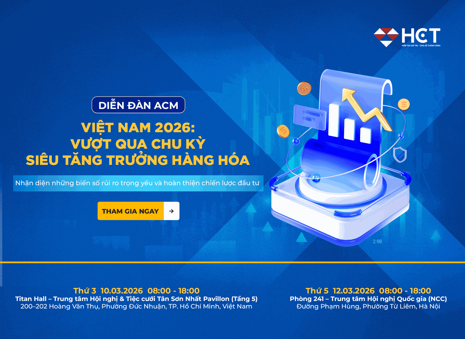 Diễn đàn ACM Exchange: Việt Nam 2026 - Vượt qua chu kỳ siêu tăng trưởng hàng hóa