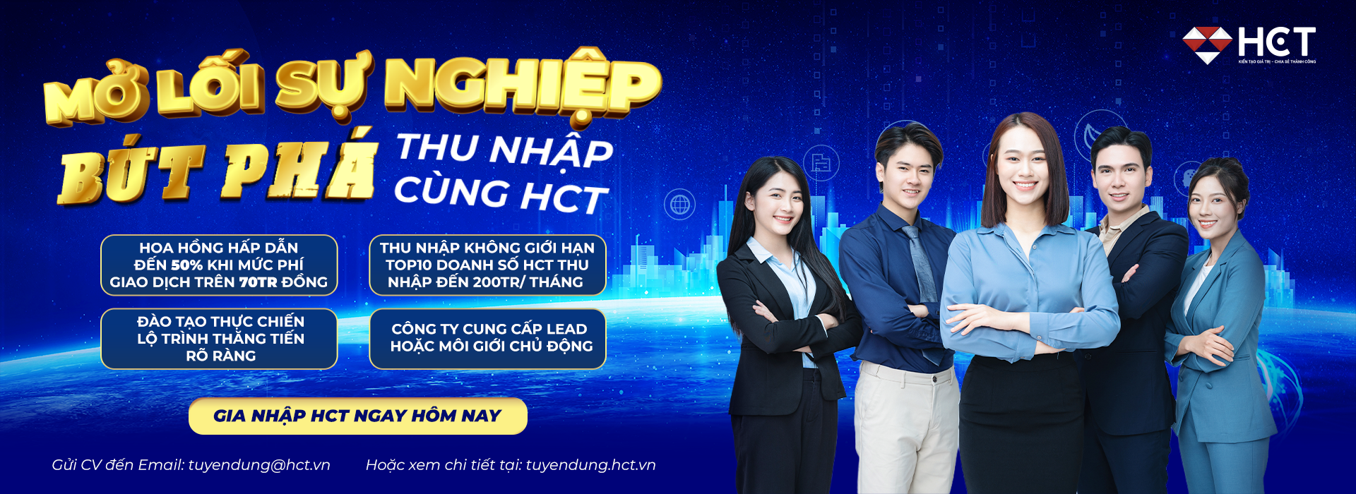 Trang thông tin tuyển dụng HCT