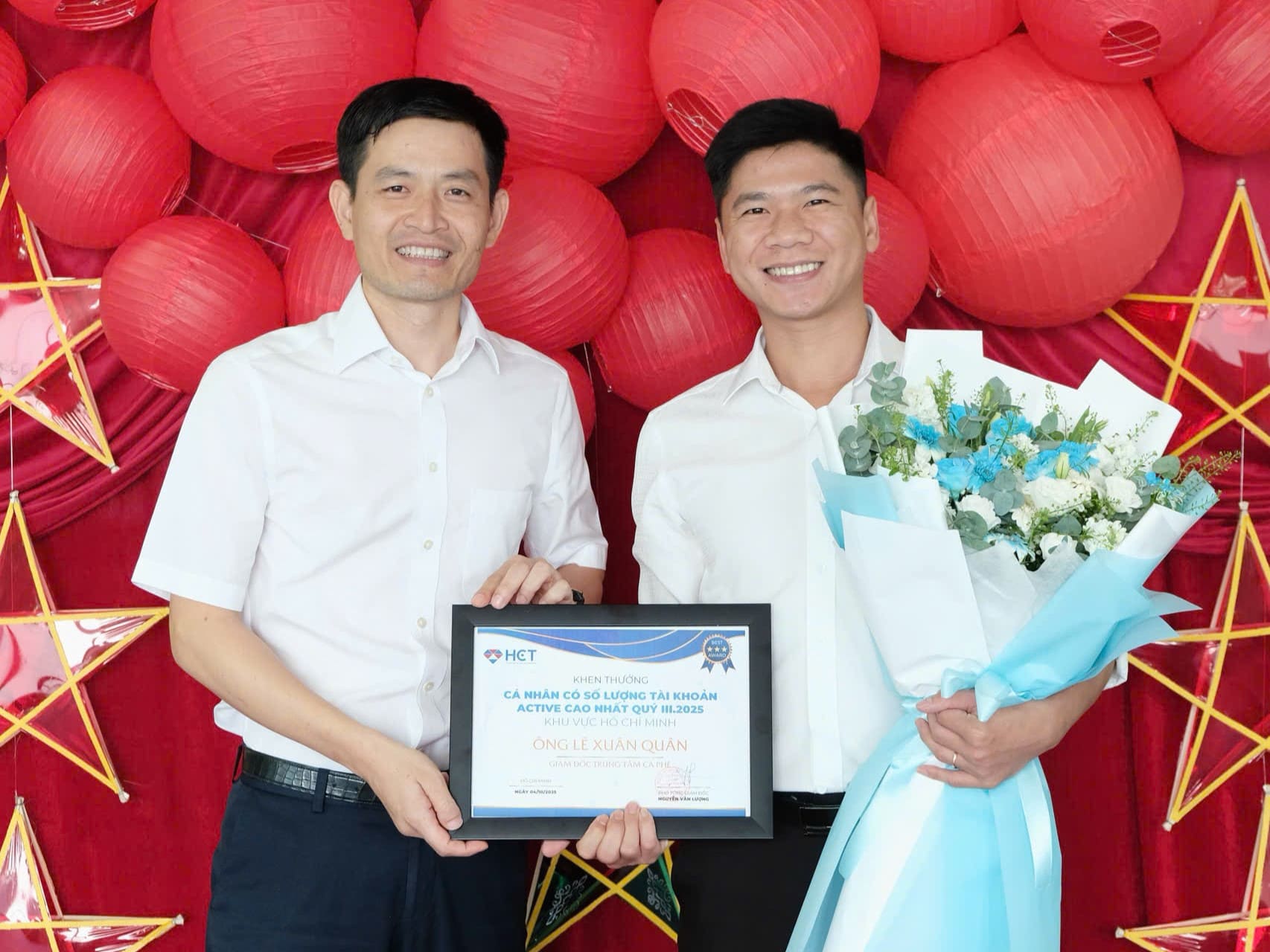 Trao giải cá nhân xuất sắc tại Hội sở TP Hồ Chí Minh
