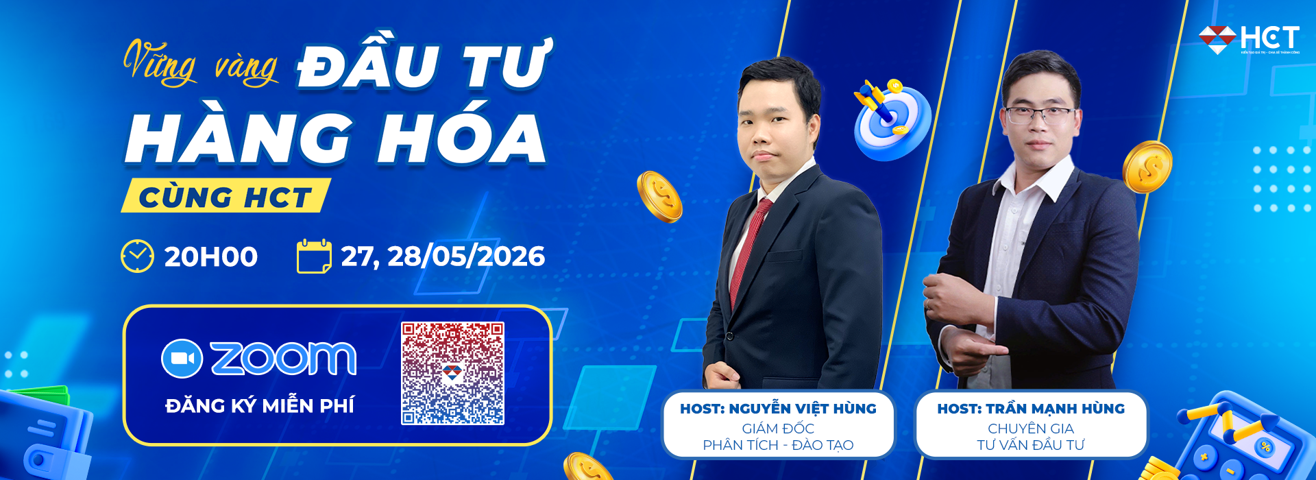 Vững vàng đầu tư hàng hóa cùng HCT
