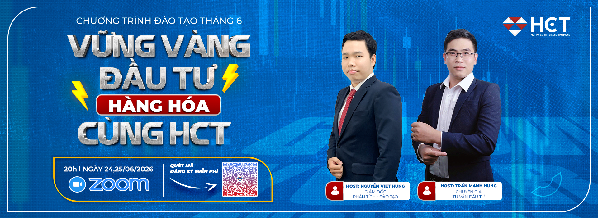 Vững vàng đầu tư hàng hóa cùng HCT