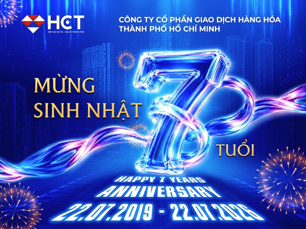 HCT kỷ niệm 7 năm thành lập: Hành trình kiến tạo giá trị, vững bước đồng hành cùng khách hàng