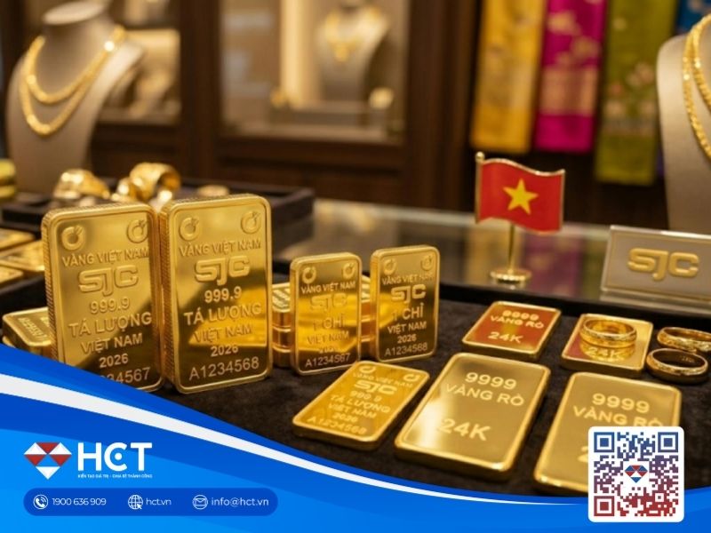 Giá vàng hôm nay 05/08/2026: Vàng SJC bất ngờ tăng trở lại, thế giới vượt 4.070 USD/ounce
