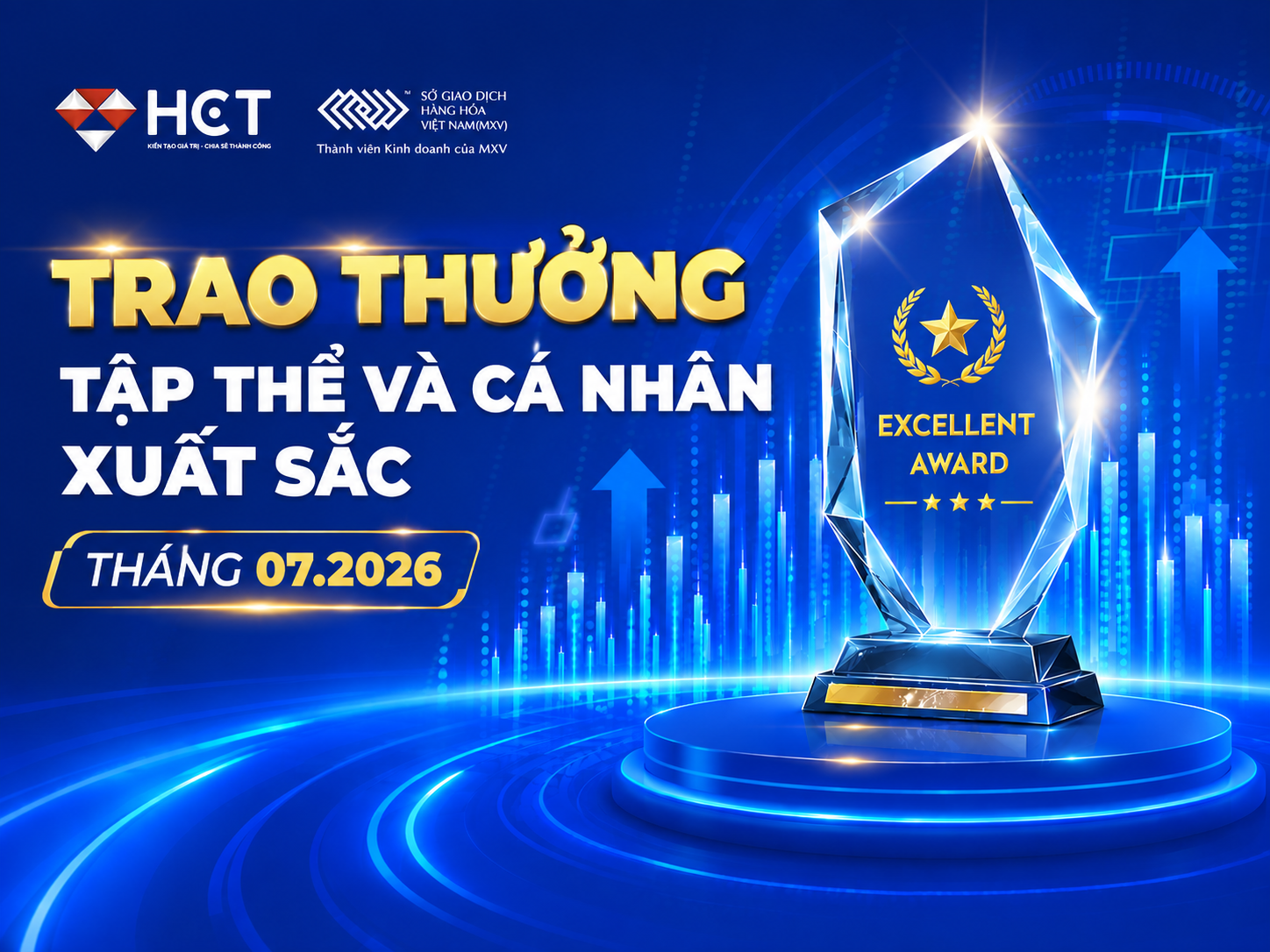 HCT vinh danh các cá nhân và tập thể có thành tích xuất sắc trong tháng 7/2026