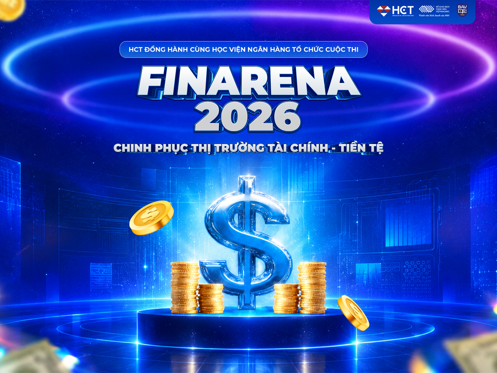 HCT đồng hành cùng sinh viên Học viện Ngân hàng trong cuộc thi FINARENA 2026