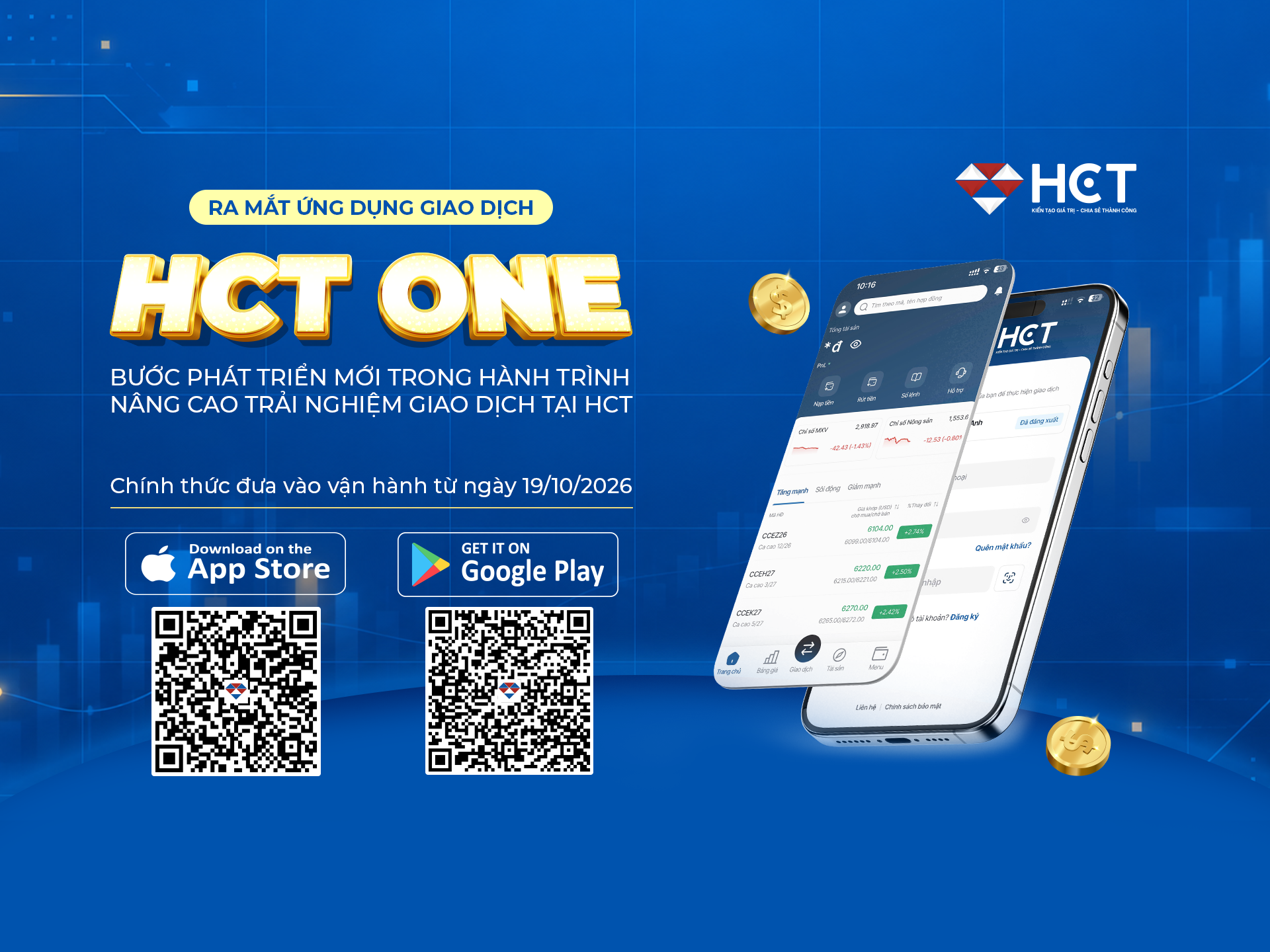 Hệ thống giao dịch HCT ONE 
