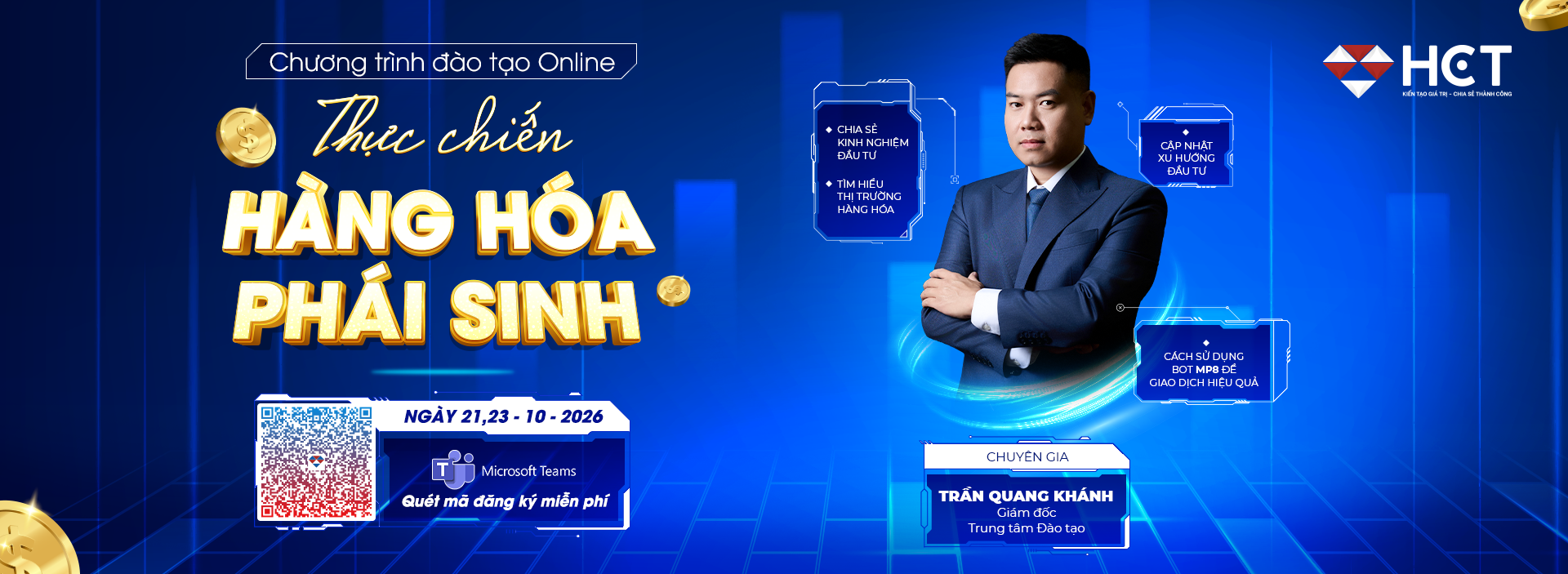 Vững vàng đầu tư hàng hóa cùng HCT