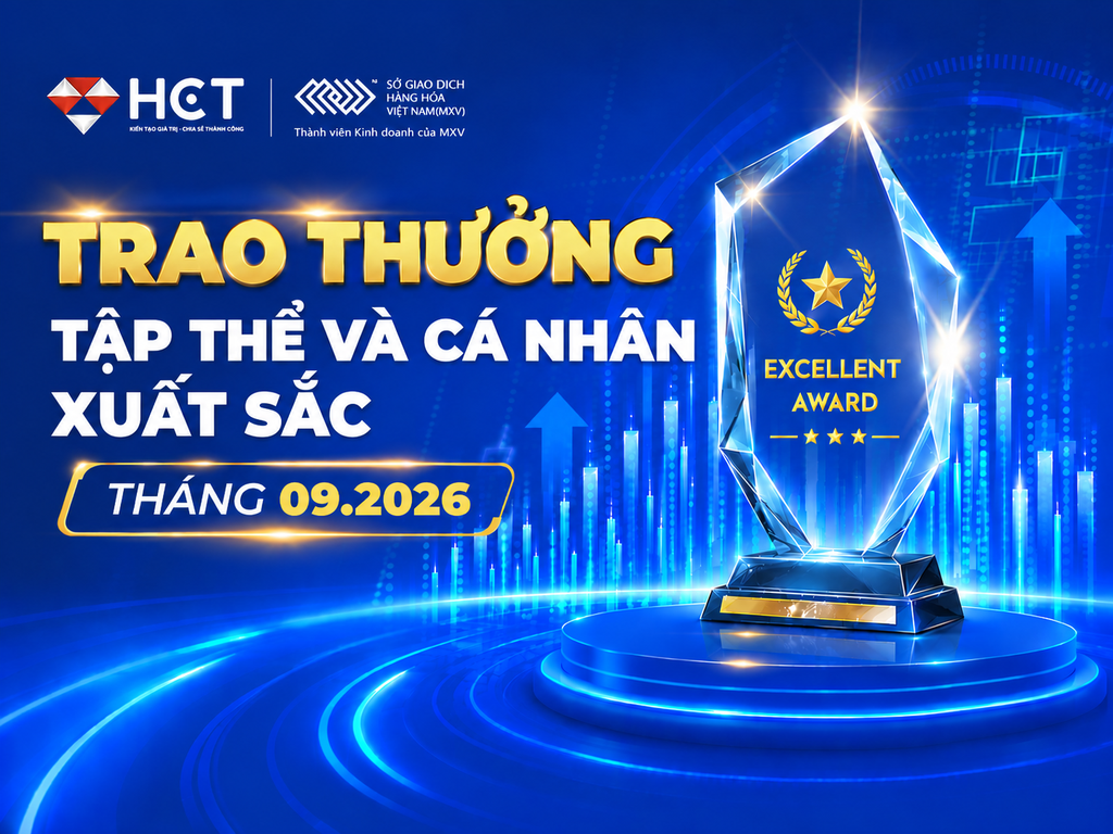 HCT vinh danh các tập thể, cá nhân có thành tích nổi bật trong tháng 9/2026