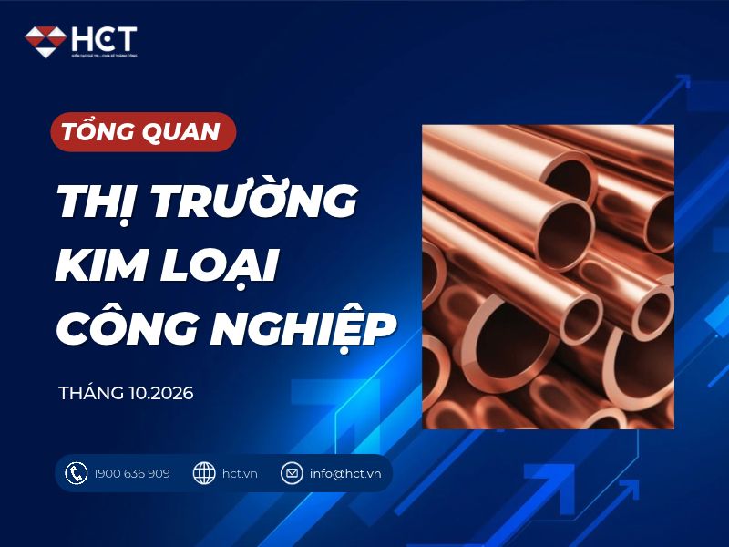 Tổng quan thị trường kim loại công nghiệp - Tháng 10/2026