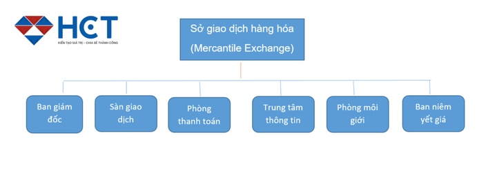 Cơ cấu tổ chức của một sở giao dịch cơ bản.