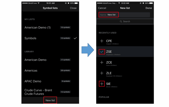 Cách tạo danh mục đầu tư Watchlist